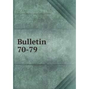  Bulletin. 70 79 University of Illinois (Urbana Champaign 