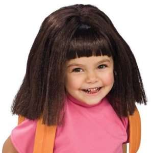   Kids Wigs Dora the Explorer Costume Wig Girls Standard Toys & Games