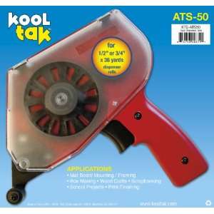  KOOL TAK ATS 50 Adhesive Tape Applicator, Red Arts 