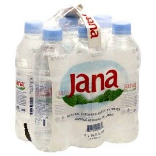 Jana European Artesian Water 6 pack, 16.9000 ounces (Pack of4)