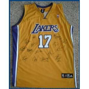  2008/2009 Los Angeles Lakers Team Autographed/Hand Signed 