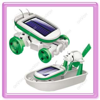 6in1 Solar Puppy AirPlane Cars Kid Game Boy Girl Toy US  