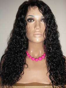 Silk Top Cap Lace Front Wig Custom Made Spanish Wavy Indian Remy Human 