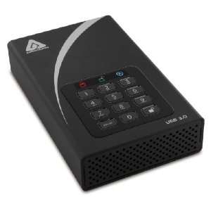   ADT 3PL256 3000 Aegis Desktop 3TB 256 bit Encryption USB 3 Hard Drive