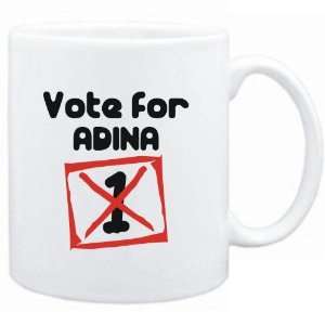 Mug White  Vote for Adina  Female Names  Sports 