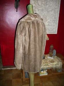 CLEARANCE Vintage J.C. Kramer Faux Mink Fur Coat  