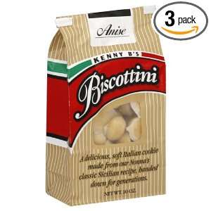 Kenny Bs Biscottini, Anise, 10 Ounce (Pack of 3)  Grocery 