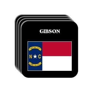 US State Flag   GIBSON, North Carolina (NC) Set of 4 Mini Mousepad 