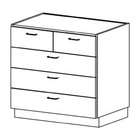   , Sitting Height Base Cabinets, Drawer Cabinets, Model B4040302424