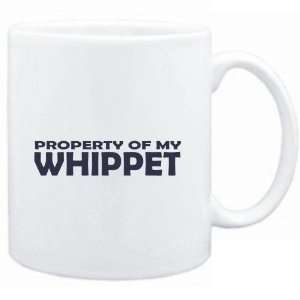 Mug White  PROPERTY OF MY Whippet EMBROIDERY  Dogs  