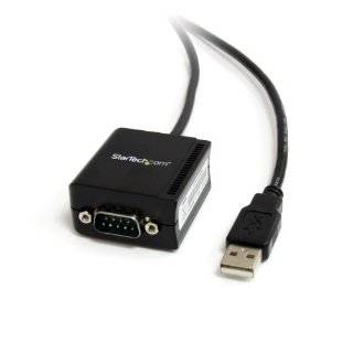   to Serial RS232 Adapter Cable with COM Retention ICUSB2321F (Black