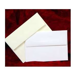  A8 Envelopes   5 1/2 x 8 1/8   Carnival Linen Soft White 