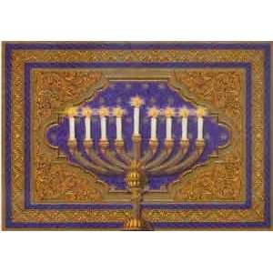 Hanukkah Greeting Card   Menorah