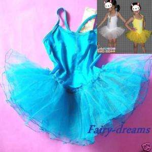 NWT Girls Tutu Leotard 7 8T Ballet Dress 7 colours AVL  