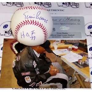  Chicago Cubs Ernie Banks Hand Signed Official Major League 