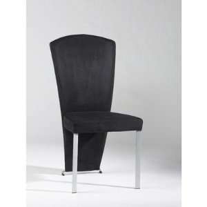  Chintaly MONIQUE SC Monique Side Chair in Black (Set of 2 