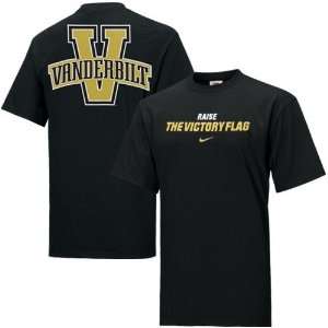 Nike Vanderbilt Commodores Black Rush the Field T shirt  
