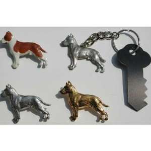 American Staffordshire Terrier Keychain