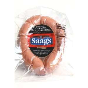 Saags German Bologna Ring 1lb  Grocery & Gourmet Food