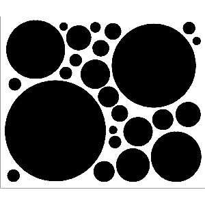   Peel and Stick Polka Dots Vinyl Wall Decor Removable Stickers Baby
