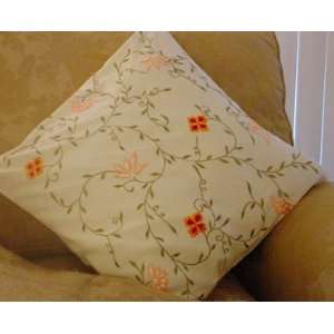  Crewelwork Pillow Cover