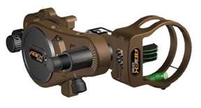 Apex Atomic Rover 4 Pin Bow Sight w/Light .019 & .010  