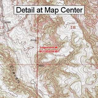   Map   Edgemont NE, South Dakota (Folded/Waterproof)