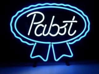   Pabst Blue Ribbon Logo Beer Bar Pub Store Coors Light Neon Sign N17