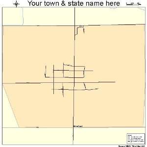  Street & Road Map of Blomkest, Minnesota MN   Printed 