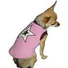 Hip Doggie Star Dog Sweater Vest in Pink   Size Small