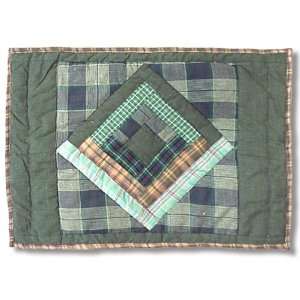  Woodland Log Cabin, Table Mat 19 X 13 In. Kitchen 
