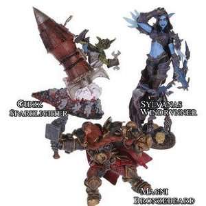  new dc6 world of warcraft set of 3 figures Toys & Games