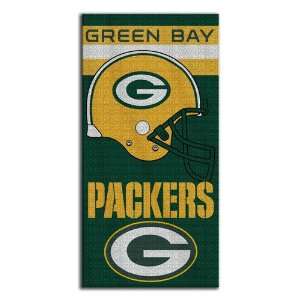  Green Bay Packers NFL Emblem Fiber Reactive Beach Towel 