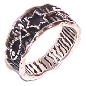 Messianic Silver Ring   Antique Sterling Silver ( available only in 