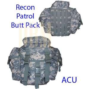  Molle Tactical Recon Patrol Butt Pack Bag ACU Sports 