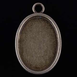   Charms Photo Frame Bead Pendant Finding Silvery Bronze Copper  