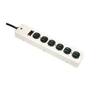 SF Cable 6 Outlet Power Strip Metal Case 3ft 