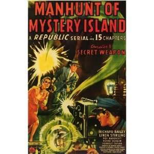  Manhunt of Mystery Island by Unknown 11x17