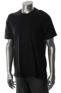 Tasso Elba NEW Mens Black Striped T Shirt L  