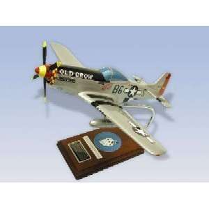 P 51D Mustang Silver OLD CROW 1/24 Scale Toys & Games