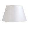 NEW 18.5 in. Wide Bell Shaped Lamp Shade, White, Linen Fabric, Laura 