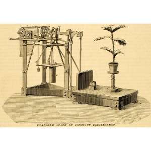  1878 Print Platform Weight Scale Constant Equilibrium 