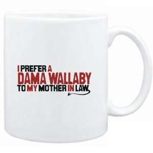  Mug White  I prefer a Dama Wallaby to my mother in law 