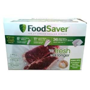 Food Saver Bags Special Value Combo Pack ~ the #1 Vacuum Sealing 