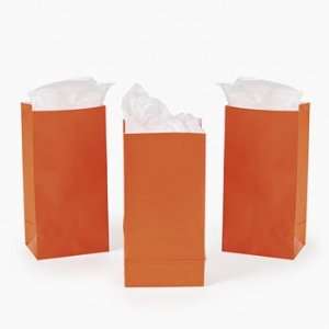 Mini Treat Bags   Orange   Party Favor & Goody Bags & Paper Goody Bags 