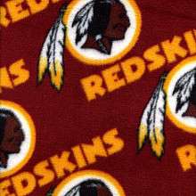 NFL Washington Redskins Polar Fleece Fabric  Per Yard   