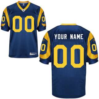 Reebok St. Louis Rams Customized Authentic Alternate Jersey (58 60 