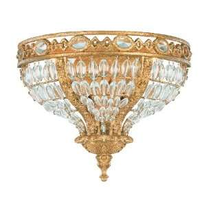  Crystorama Venetian Ornate detailed Wall Sconce accented 