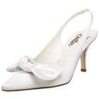   Bridal by Butter Womens Colony Slingback Pump,white satin,5.5 M US