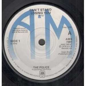   CANT STAND LOSING YOU 7 INCH (7 VINYL 45) UK A&M 1978 POLICE Music